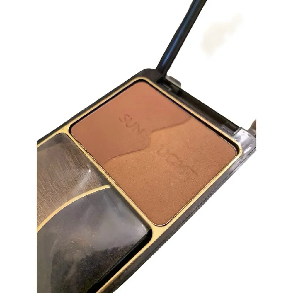 ESTEE LAUDER INSTANT SUN All Over Bronzer Duo Powder Deep Bronze .47 OZ
